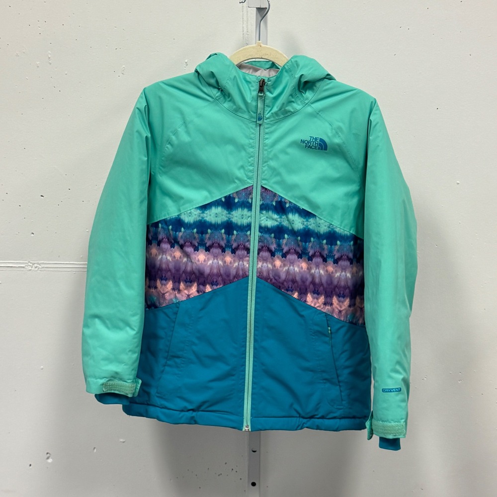 The North Face G Brianna Insulated Jacket Girls 14Y Large Hooded Skiing Outdoor